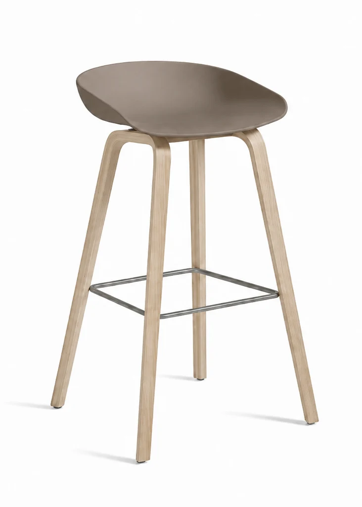 About a Stool AAS32 High, khaki/sæbebehandlet eg fra Hay - Billede 2