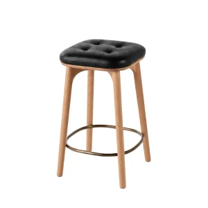 Utility Stool SH610 Oak natural Camo Sierra Black fra Stellar Works