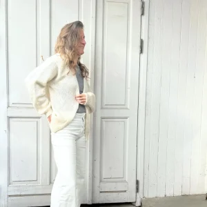 Esse Cardigan - Uldmix - White no waste