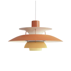 PH 5 Pendel, Hues of orange af Poul Henningsen