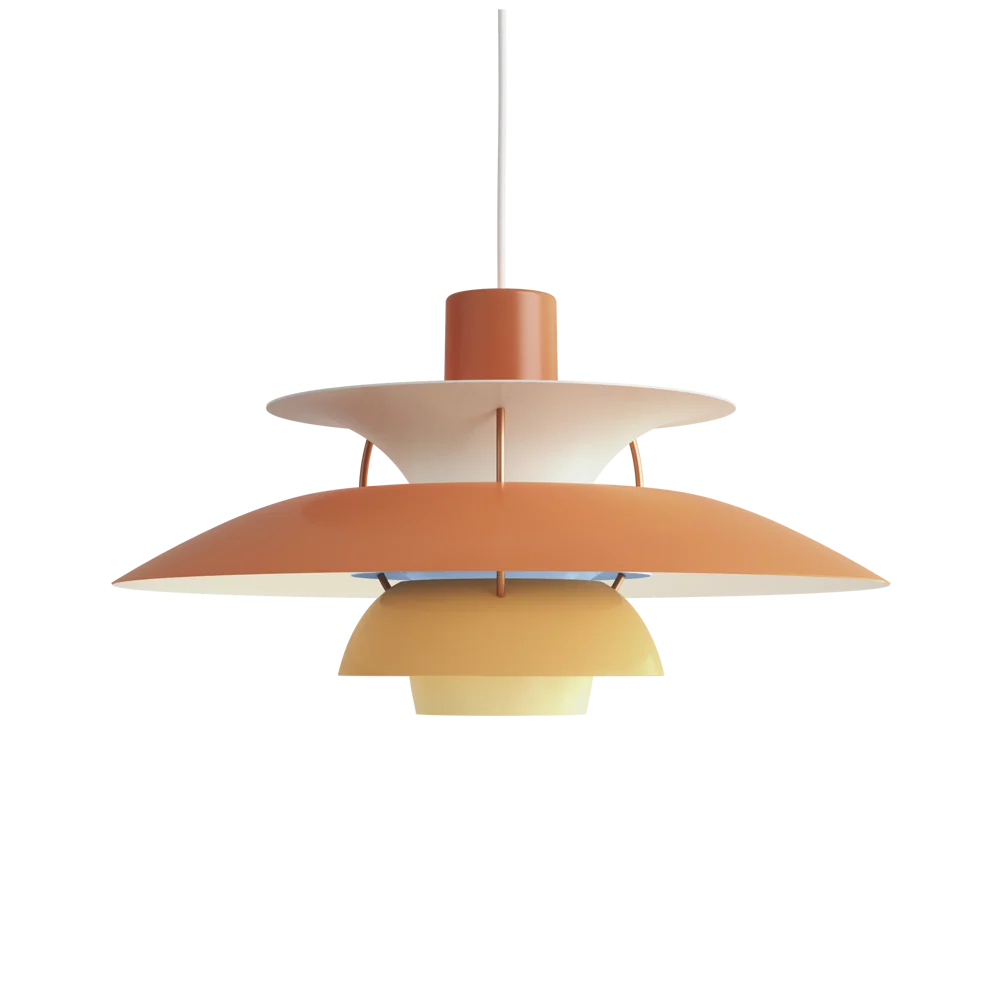 PH 5 Pendel, Hues of orange af Poul Henningsen - Billede 2