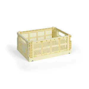 Colour Crate Medium, Light yellow fra Hay