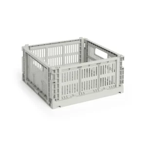 Colour Crate Medium Square, Grey fra Hay