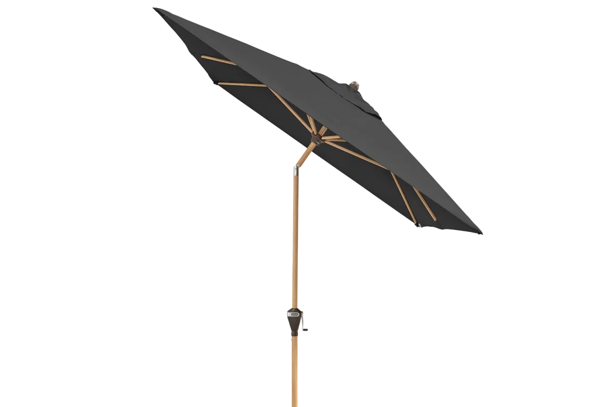 Alu wood ultra parasol med knæk 300 x 200 cm - Billede 2