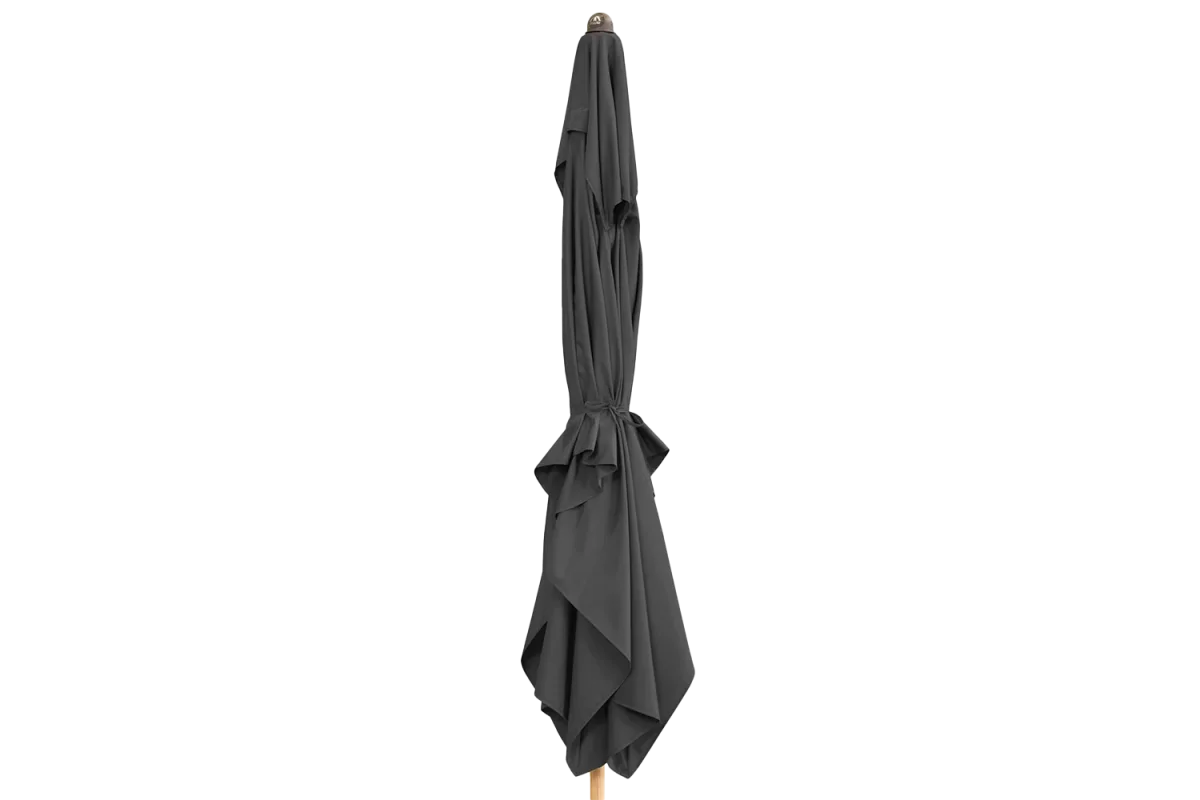 Alu wood ultra parasol med knæk 300 x 200 cm - Billede 5