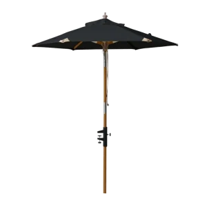 Cecilie ensfarvet parasol inkl. beslag Ø180 cm