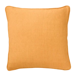 Luxury light linen pudetræk m.pyntekant 50 x 50 cm