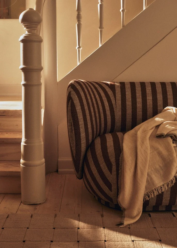 Rico Sofa 2 Louisiana, Sand/Chocolate fra Ferm Living - Billede 3