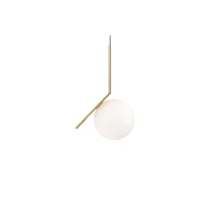 Flos IC S2 10 Anniversary pendel i 24K guldforgyldt fra Flos
