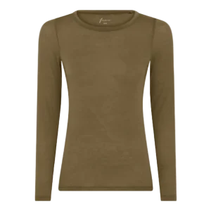Lucca Bluse - Modal/Cashmere - Military Olive