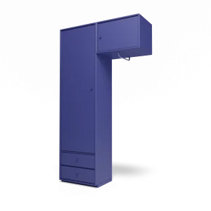 Attire II garderobe, inkl. sokkel 3 cm fra Montana