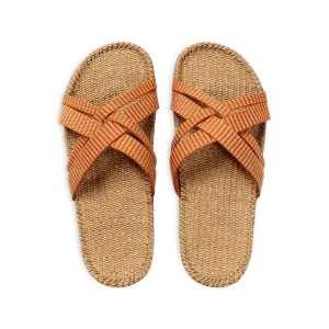 Sandal - Woman #1 - Orange Stripes