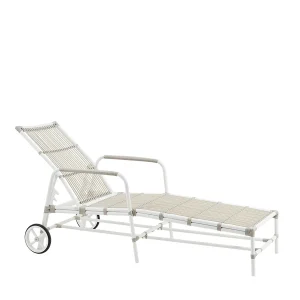 Josephine Exterior Liggestol, Dove White fra Sika-Design