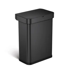 Sensor skraldespand med stemmestyring sort 58 L.