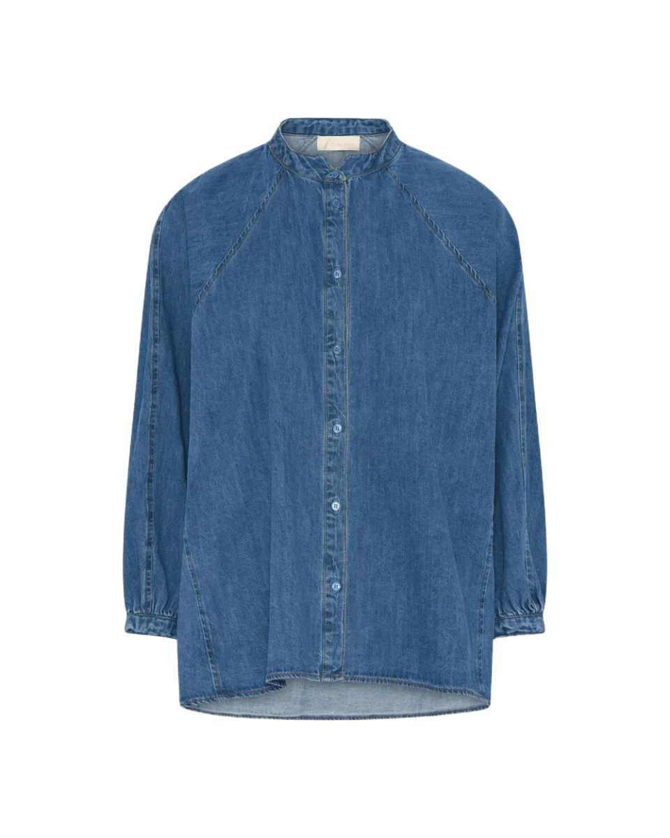 Tokyo Skjorte - Denim - Medium Blue Denim