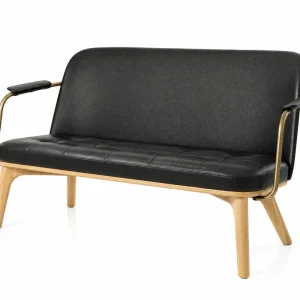 Utility 2-pers loungesofa, eg, Camo Sierra Black CMHR fra Stellar Works