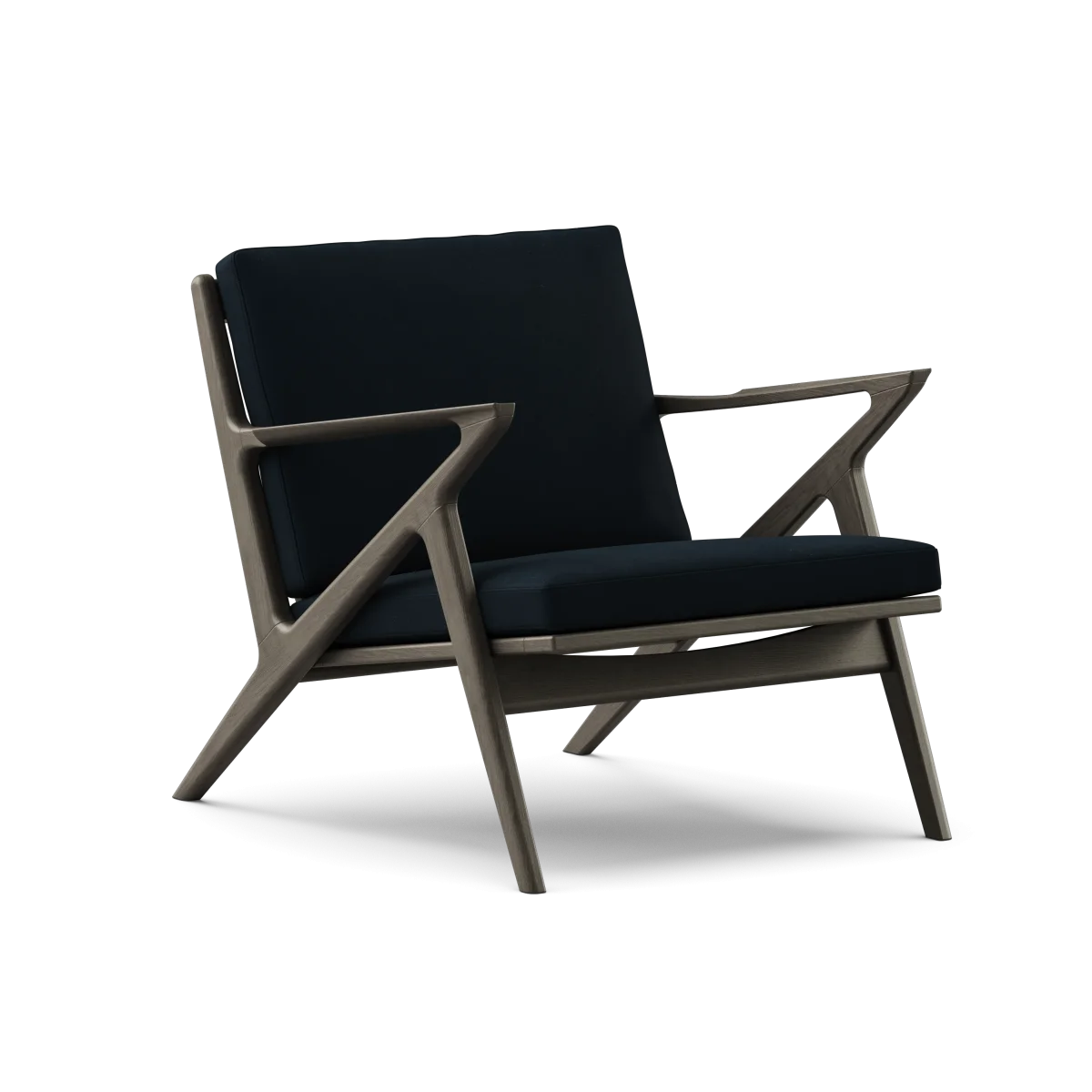 Z Chair, sortlakeret eg fra DK3 - Billede 5