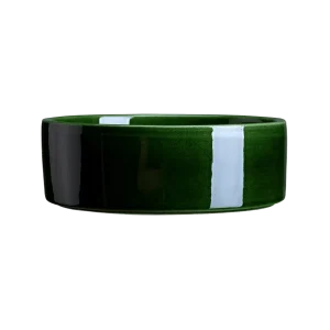 The Hoff Saucer - Glaseret Underskål - Emerald Green