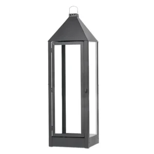 Marco - Kæmpelanterne, 4 farver, 32 x 32 x 100 cm Galvaniseret - Sort